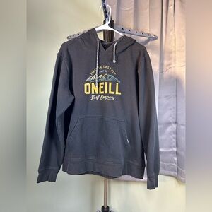 O'Neill Black Graphic Hoodie Sweatshirt